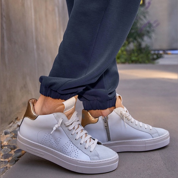 P448 Theamid Hightop Sneaker Color: Millenium/Ivory Size:EU 40 / US 9.5-10 - Picture 4 of 16